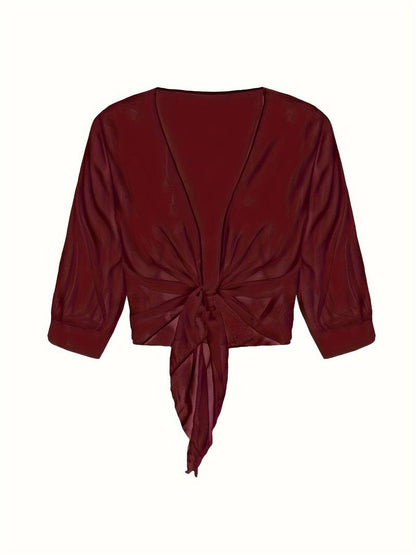 Blair | Open Blouse Voor De Lente - Fashion Lab