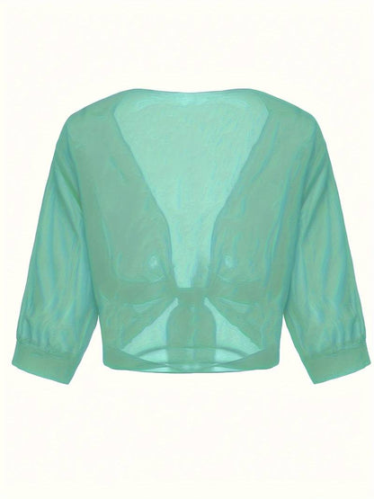 Blair | Open Blouse Voor De Lente - Fashion Lab