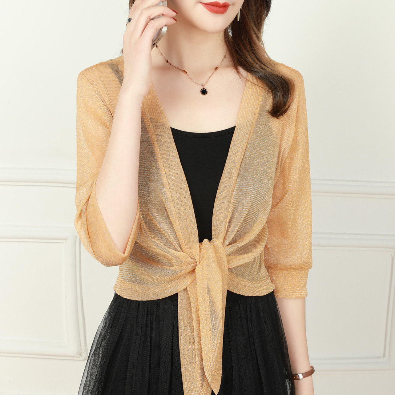 Blair | Open Blouse Voor De Lente - Fashion Lab
