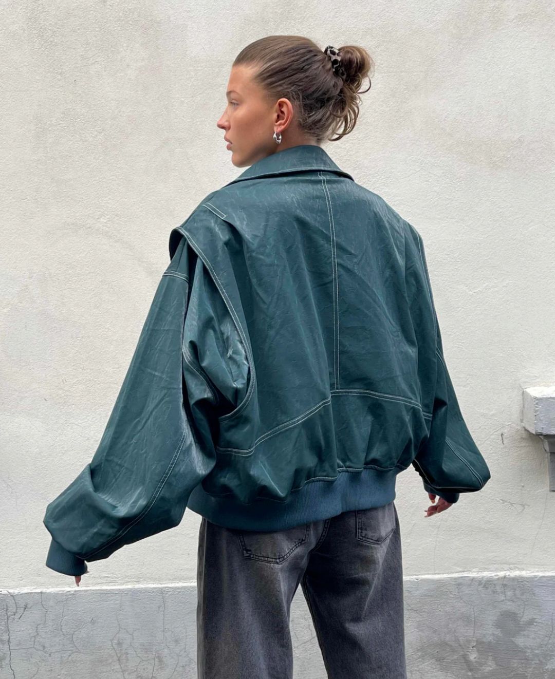 VIVIEN | Oversized leren jas - Fashion Lab