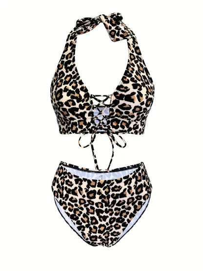 Anika | Leopard Print Bikini Set - Fashion Lab