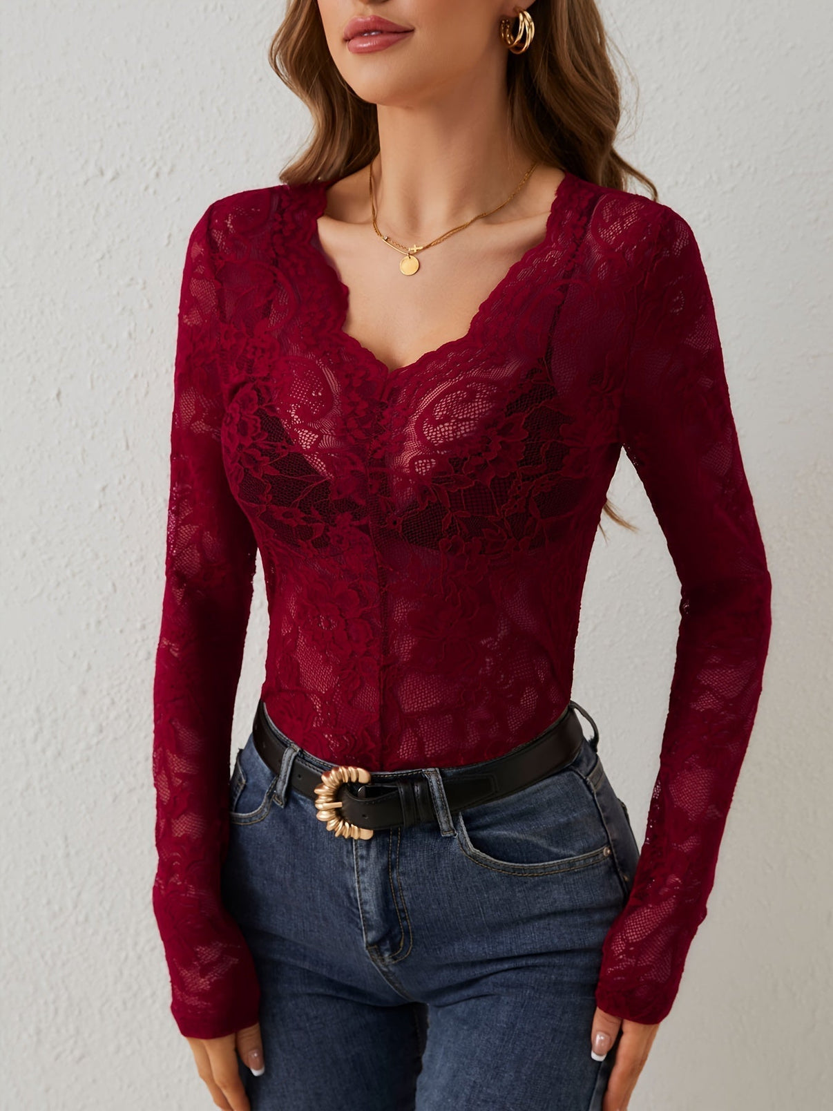Cypher | Kanten Blouse voor Vrouwen - Fashion Lab