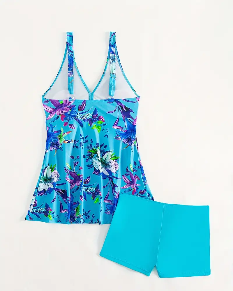 Bea | Bloemenprint Zwemjurk Set - Fashion Lab