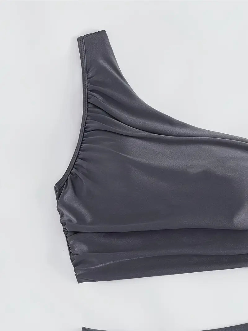 Joelle | Elegante One-Shoulder Bikini Set - Fashion Lab