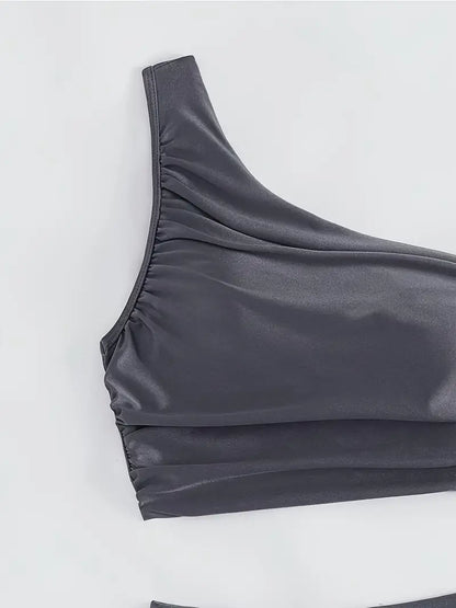 Joelle | Elegante One-Shoulder Bikini Set - Fashion Lab