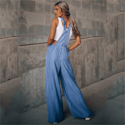 Rianne | Dames Denim Jumpsuit - Fashion Lab