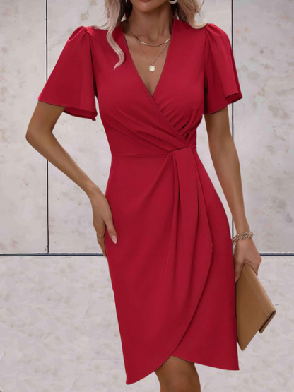 Jeanette | Elegante Wikkeljurk - Fashion Lab