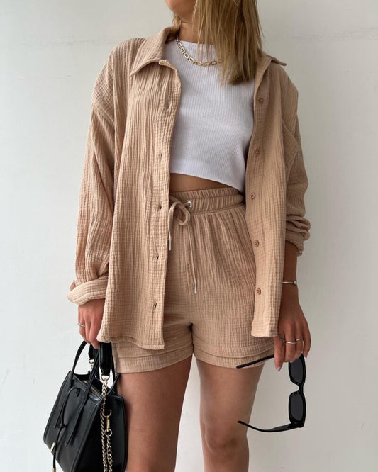 set voor dames – Delphine | Katoenen Pak Dames