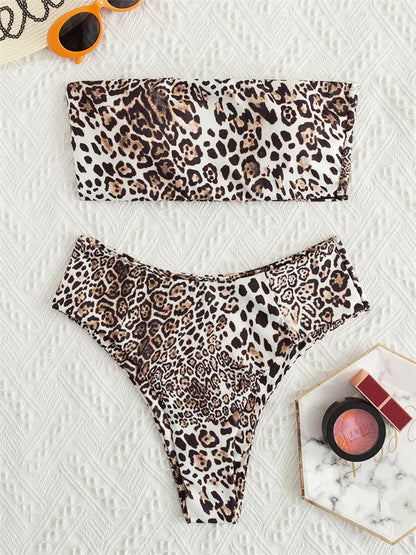 Avayah | Trendy Bandeau Bikini Set - Fashion Lab