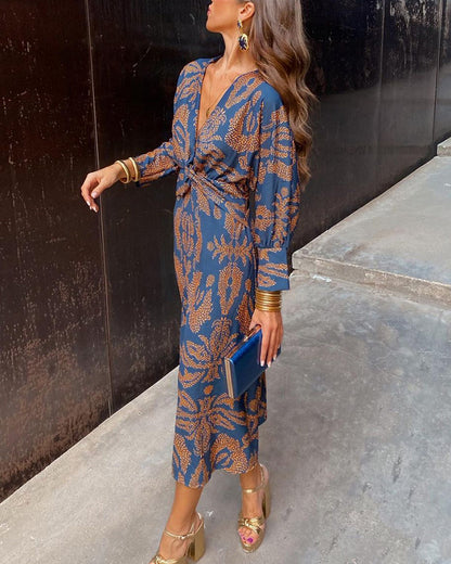 Amyra | Bohemian Print Jurk - Fashion Lab