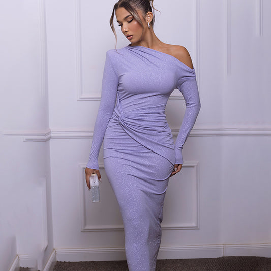 Latisha | Geplooide Jurk - Fashion Lab