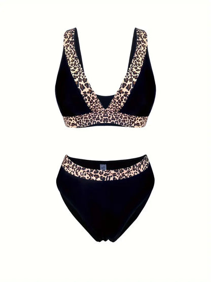 Bailee | Verfijnde Leopard Print Bikini Set - Fashion Lab
