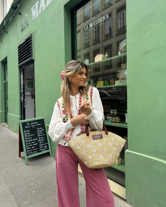Chana | Geborduurde Blouse - Fashion Lab
