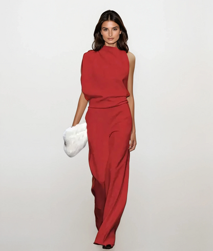 Penelope | Chique One-Shoulder Jumpsuit