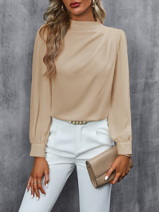blouse voor dames – Elva | Gegolfde Blouse