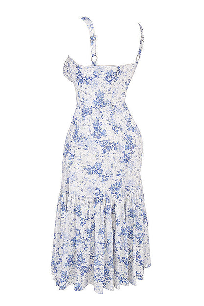 jurk voor dames – Elysia | Bloemen Midi Zonnejurk