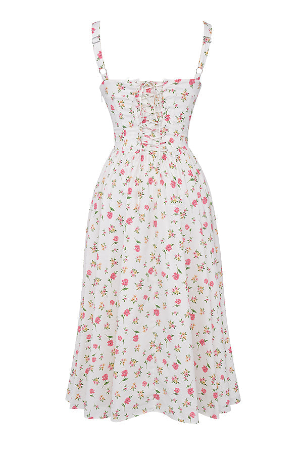 jurk voor dames – Elysia | Bloemen Midi Zonnejurk