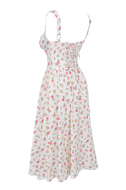 jurk voor dames – Elysia | Bloemen Midi Zonnejurk
