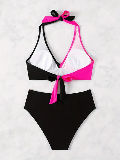 Roselyn | Tweekleurige Bikini Set - Fashion Lab
