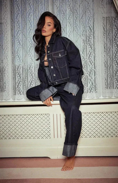 Gemma | Chique Denim Ensemble - Fashion Lab