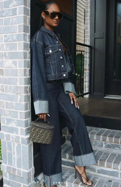 Gemma | Chique Denim Ensemble - Fashion Lab