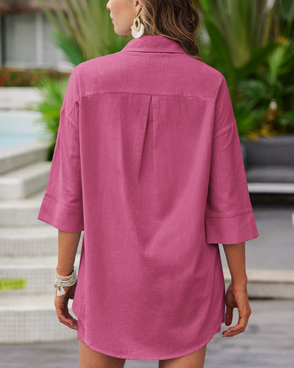 set voor dames – Ghaliya | Zomerse Linnen Set