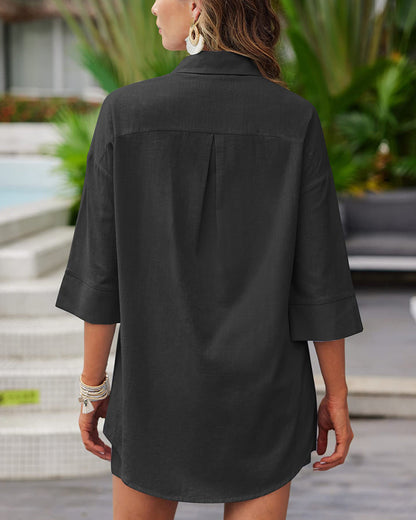 set voor dames – Ghaliya | Zomerse Linnen Set