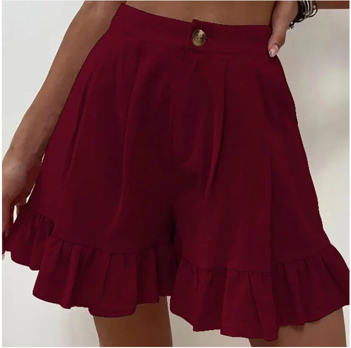 broek voor dames – Glyssia | Elegante Casual Geploïde Shorts