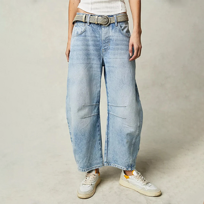 Haisley | Wijde spijkerbroek - Fashion Lab