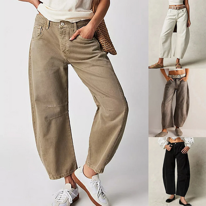 Haisley | Wijde spijkerbroek - Fashion Lab