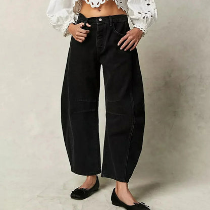 Haisley | Wijde spijkerbroek - Fashion Lab