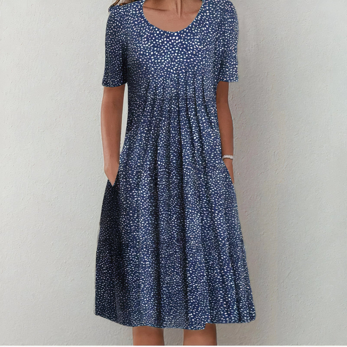 Jurk voor dames – Hallie | Elegante Katoenen Jurk