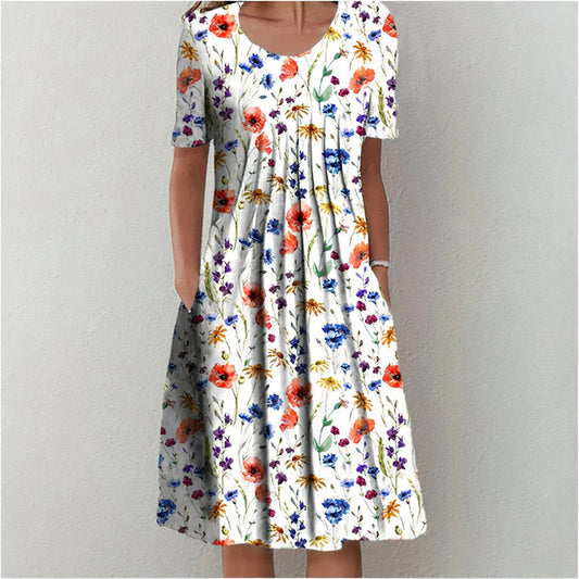 Jurk voor dames – Hallie | Elegante Katoenen Jurk