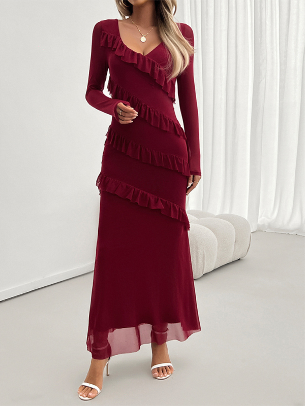 jurk voor dames – Helga | Asymmetrische Avondjurk