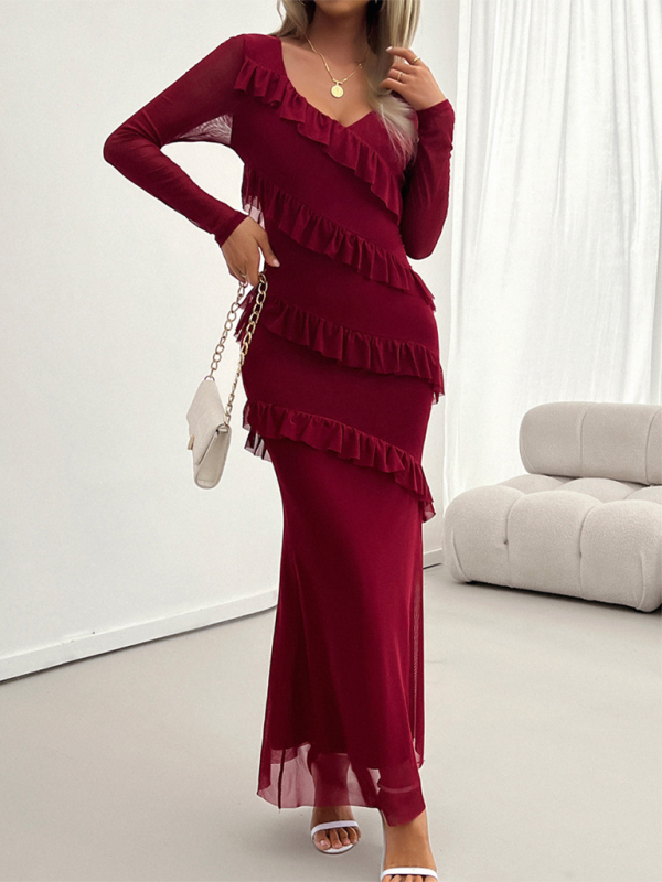 jurk voor dames – Helga | Asymmetrische Avondjurk