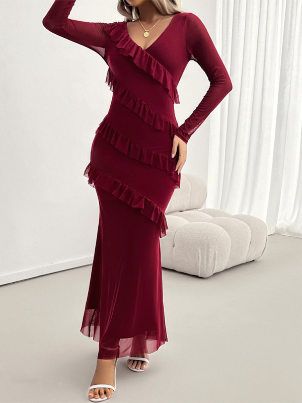 jurk voor dames – Helga | Asymmetrische Avondjurk