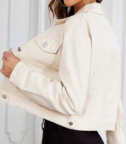 Hermione | Cropped Spijkerjack - Fashion Lab