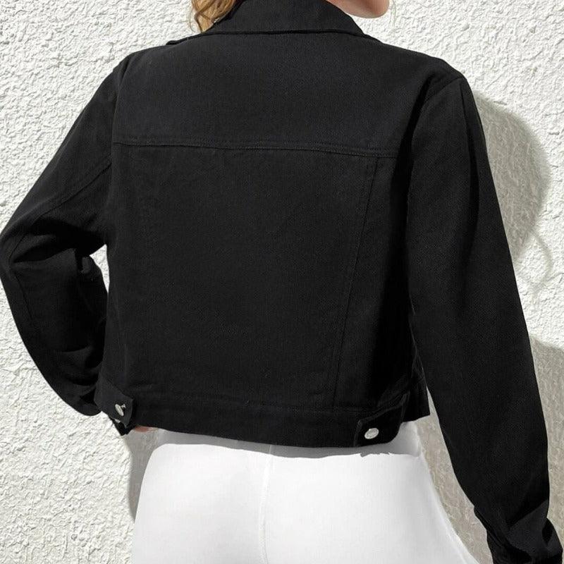 Hermione | Cropped Spijkerjack - Fashion Lab
