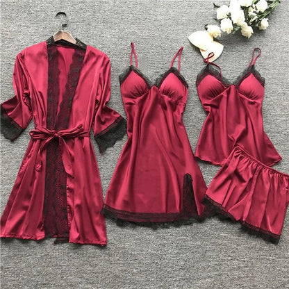 Set voor dames – Hesper | Satijnen Pyjama Set
