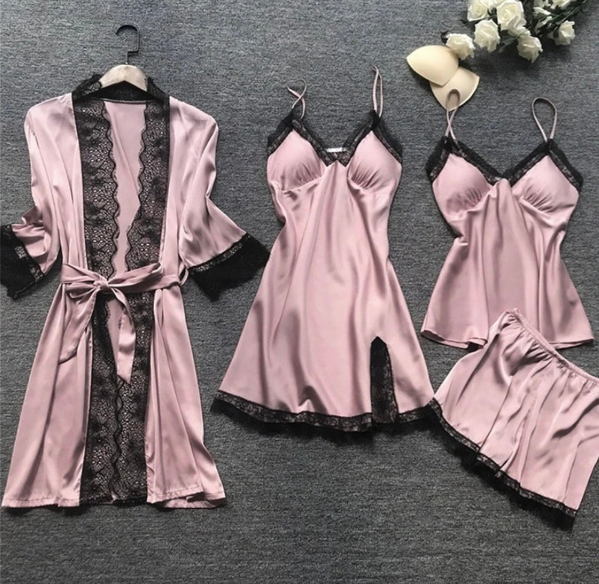 Set voor dames – Hesper | Satijnen Pyjama Set