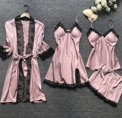 Set voor dames – Hesper | Satijnen Pyjama Set