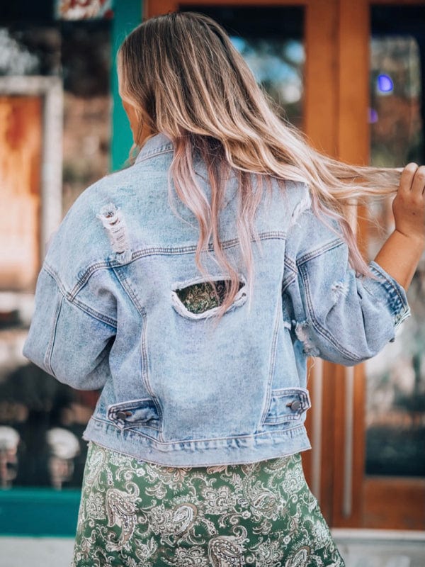 jas voor dames – Hillary | Oversized Spijkerjack Met Vintage Look