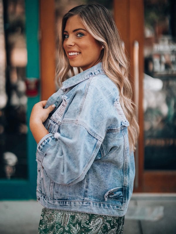 jas voor dames – Hillary | Oversized Spijkerjack Met Vintage Look