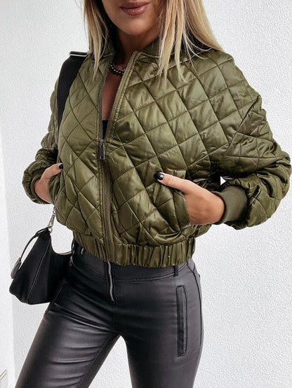 jas voor dames – Iella | Gewatteerd Bomberjack Met Moderne Stijl