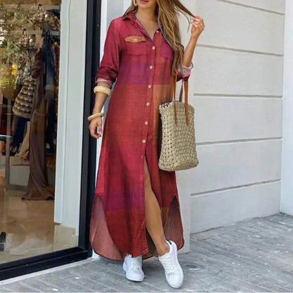 jurk voor dames – Ilse | Lange Denim Jurk
