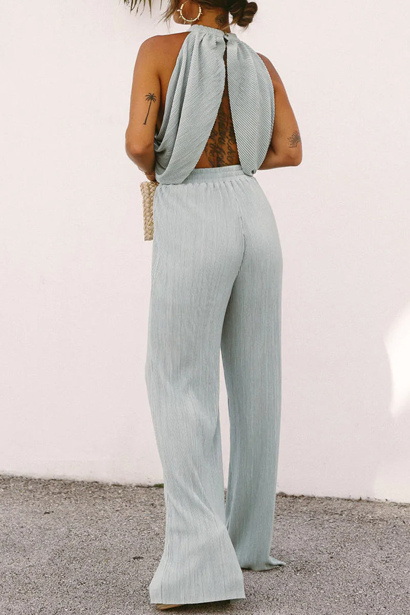 set voor dames – Imya | Mouwloze Twee Delige Halter Set