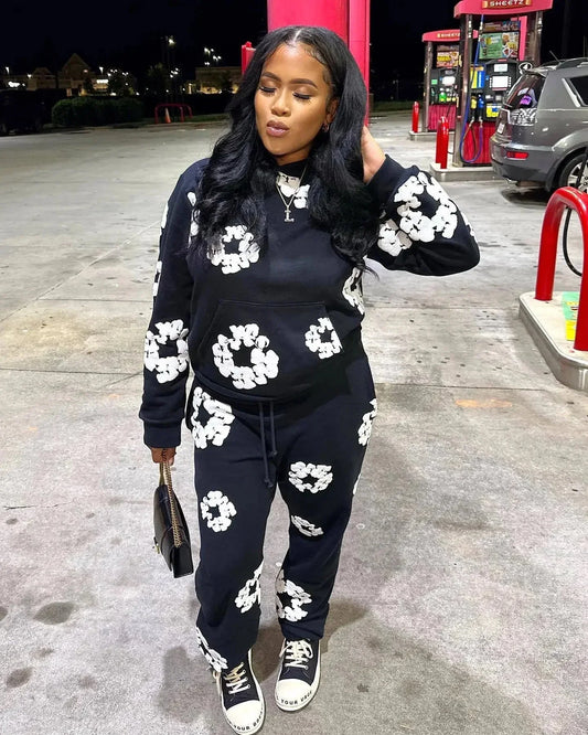 Michaela | Floral Tracksuit - Fashion Lab
