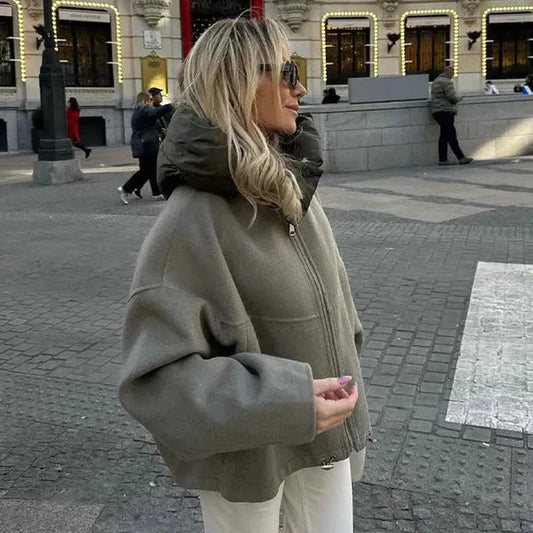 jas voor dames – Javana | Stijlvol Damesjack Met Capuchon