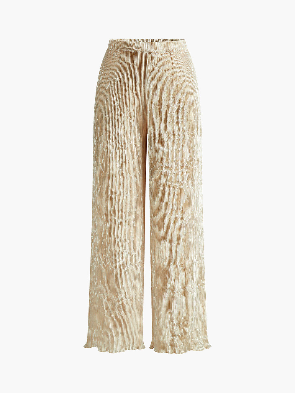broek voor dames – Juvina | Crop Top Met Wijd Uitlopende Broek