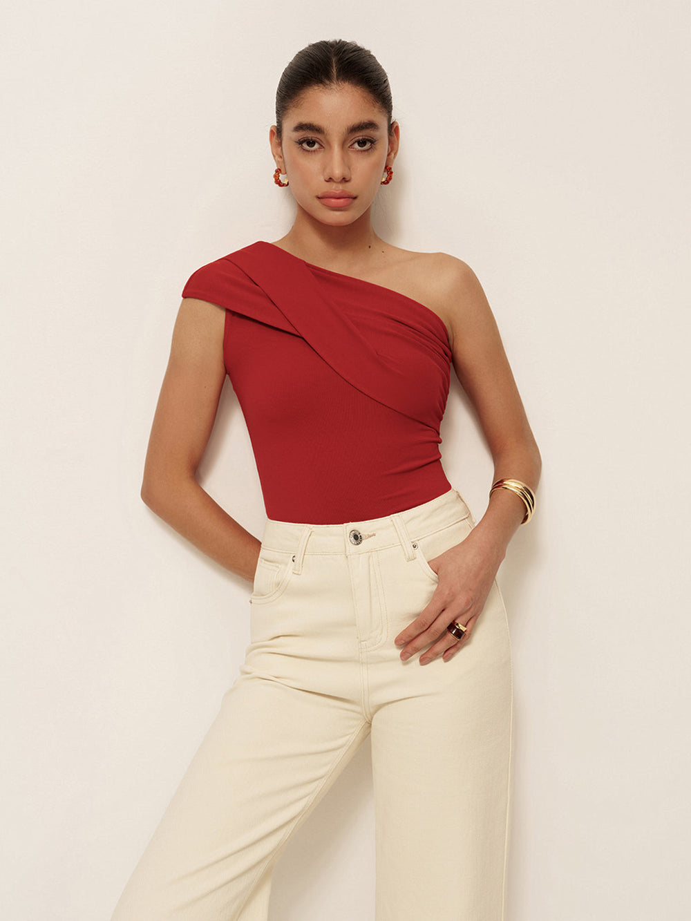 Katria | Mouwloze Jersey Top - Fashion Lab